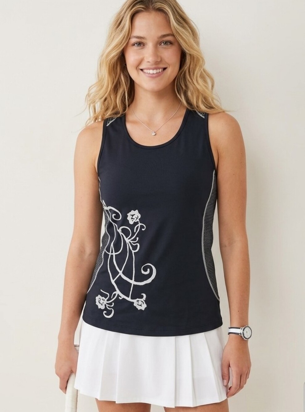 Two Athleta Tanks! Pilates Princess Sporty Tank Tops Size Large